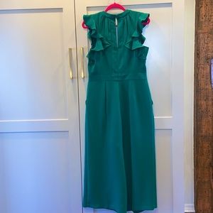 Size 12Vince Camuto Emerald green jumpsuit